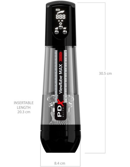 Авто-мастурбатор помпа PDX ViewTube Max View