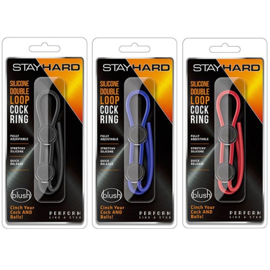 Эрекционное лассо Silicone Double Loop