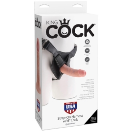 Страпон Pipedream - King Cock Harness 6&quot;