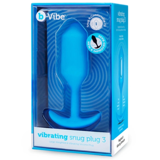 Вибро-пробка b-Vibe Snug Plug 3