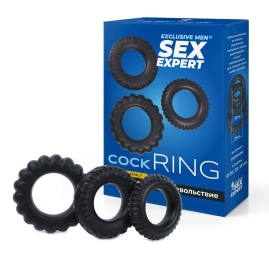 Эрекционные кольца Sex Expert SEM-55081
